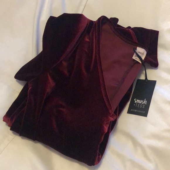 - 🎉Host Pick 🎉Smash + Tess velvet Sunday Romper - Picture 2 of 3